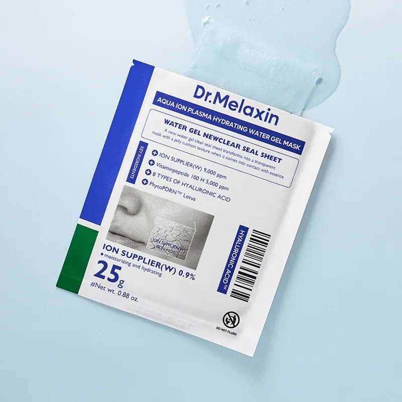 Dr.Melaxin Aqua水離子水凝提亮持久保濕面膜 5片