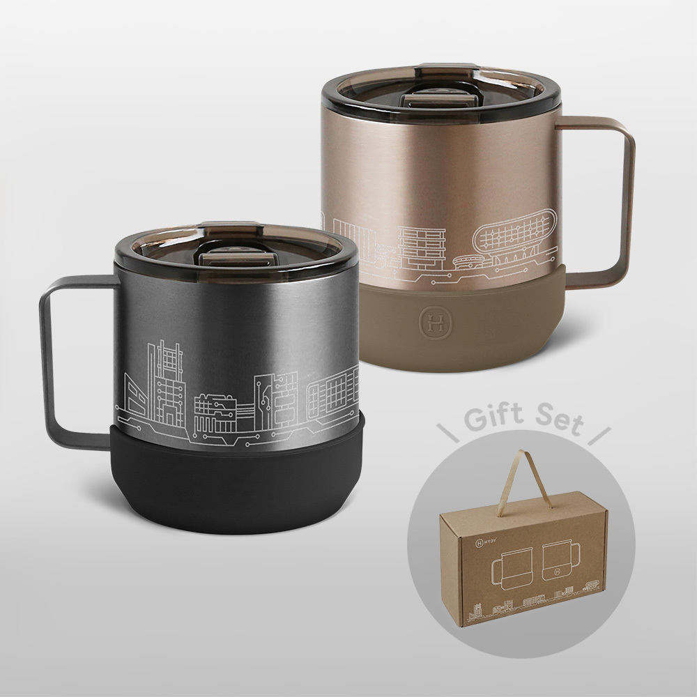 Exclusive Camping Mug 2-Piece Gift Set – HYDY (300ml)