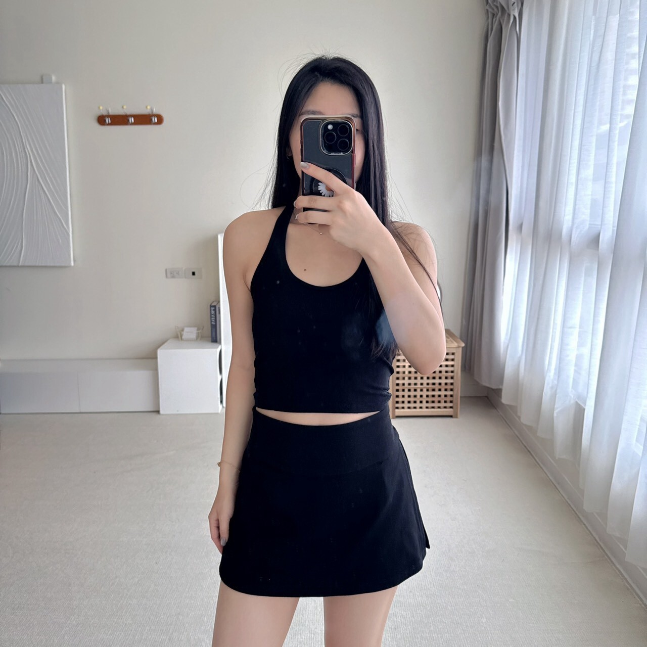 彈力透氣繞脖露背bratop（預購）