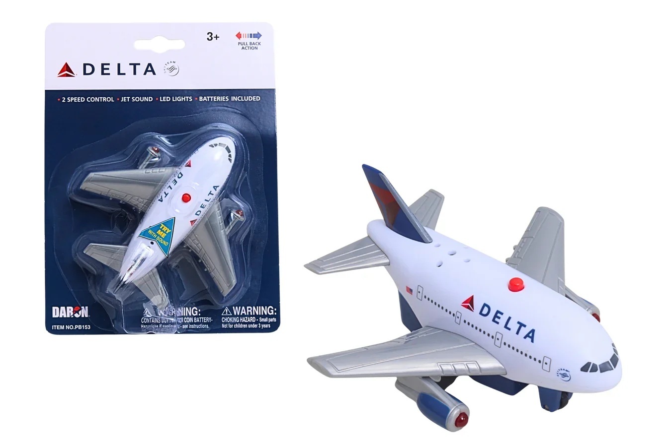 達美航空聲光迴力飛機玩具
