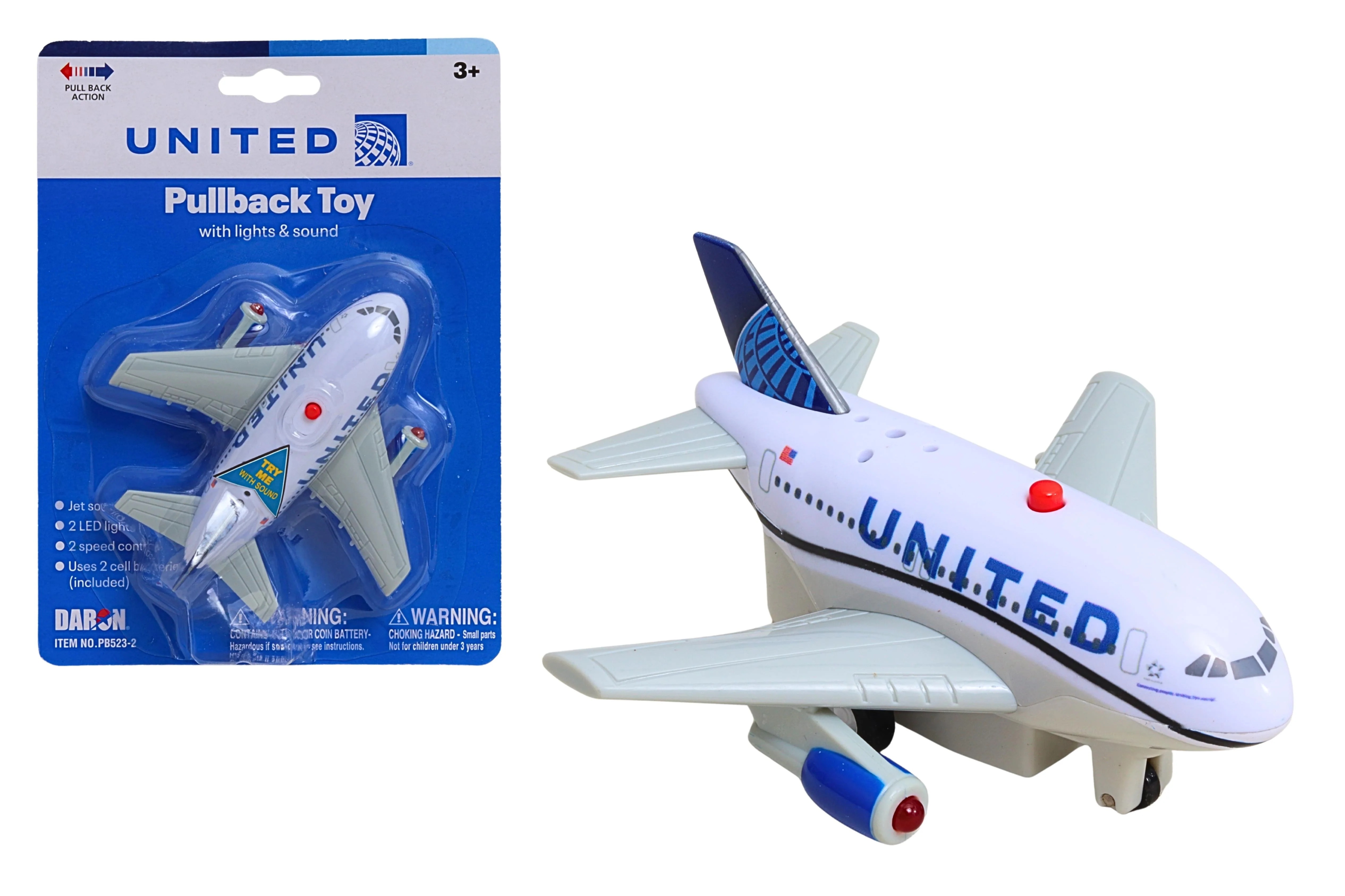 聯合航空聲光迴力飛機玩具