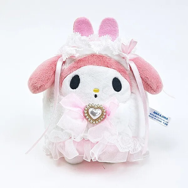 Sanrio Lolita Ghost Collection Plush Keyring (My Melody)