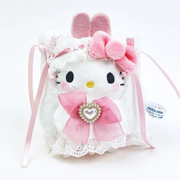 Sanrio Lolita Ghost Collection Plush Keyring (Hello Kitty)