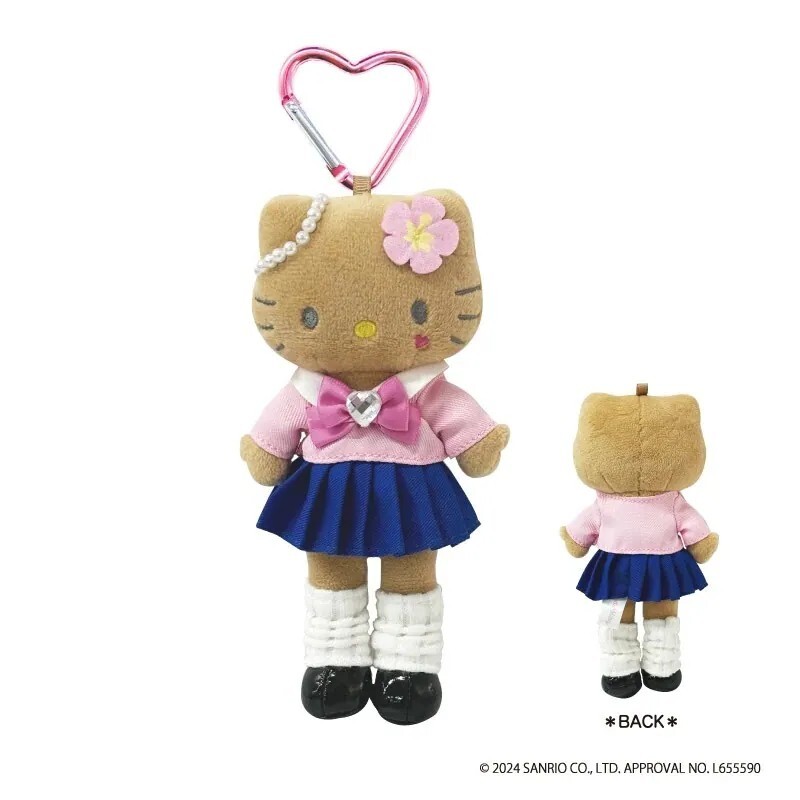 Hello Kitty Fantasy Style Up Mascot Keychain (Pink Uniform)