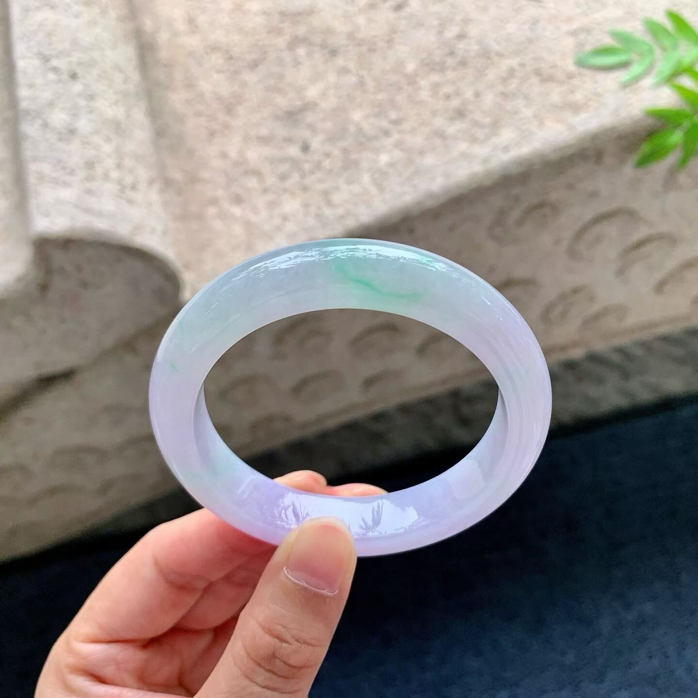 91322 53.6mm春彩翡翠手鐲 (52-54)