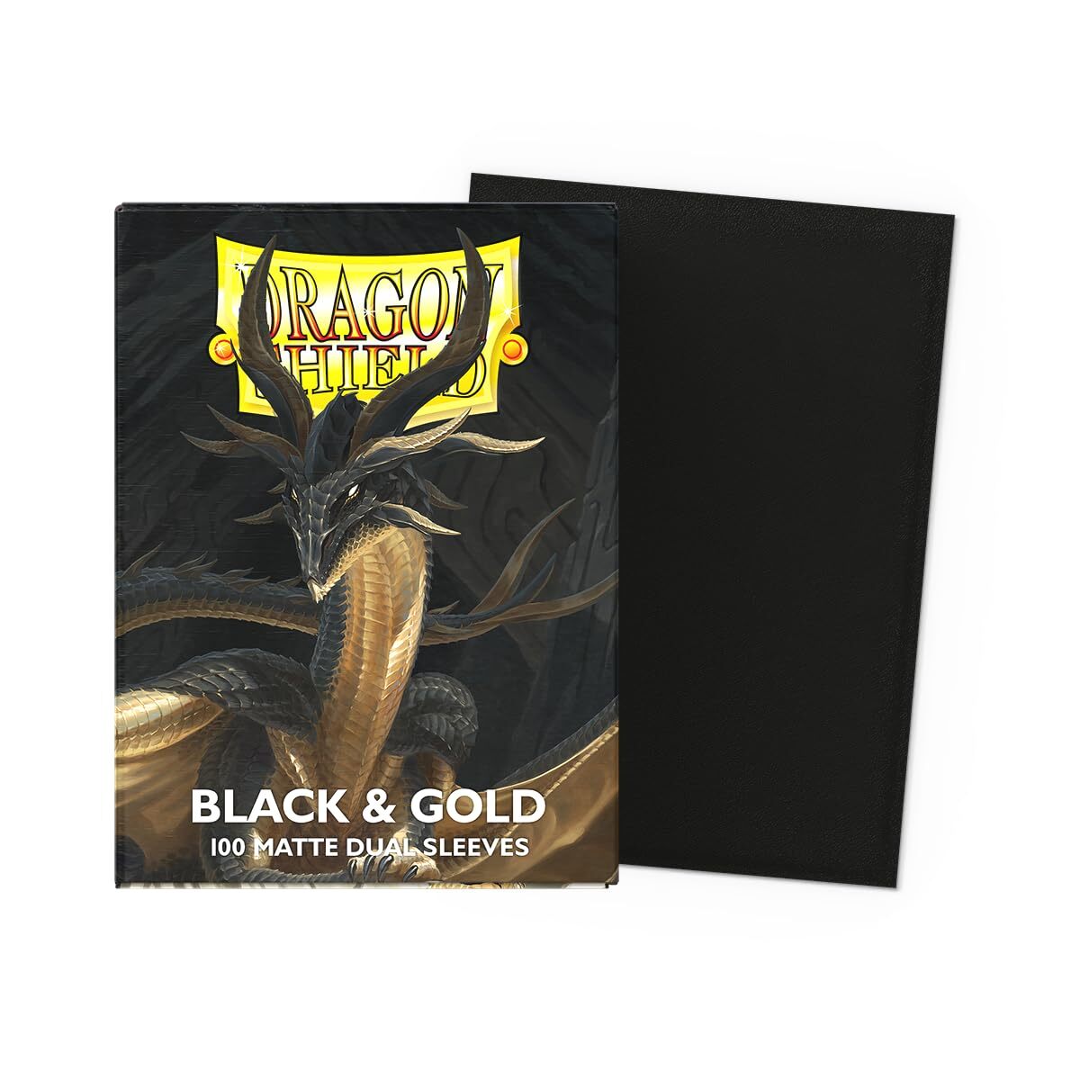 龍盾磨砂卡套: AT-15069 - BLACK & GOLD - MATTE DUAL