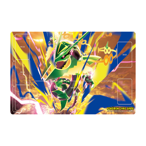 Pokemon Card Game Rubber Play Mat - Mega Rayquaza - 9420417