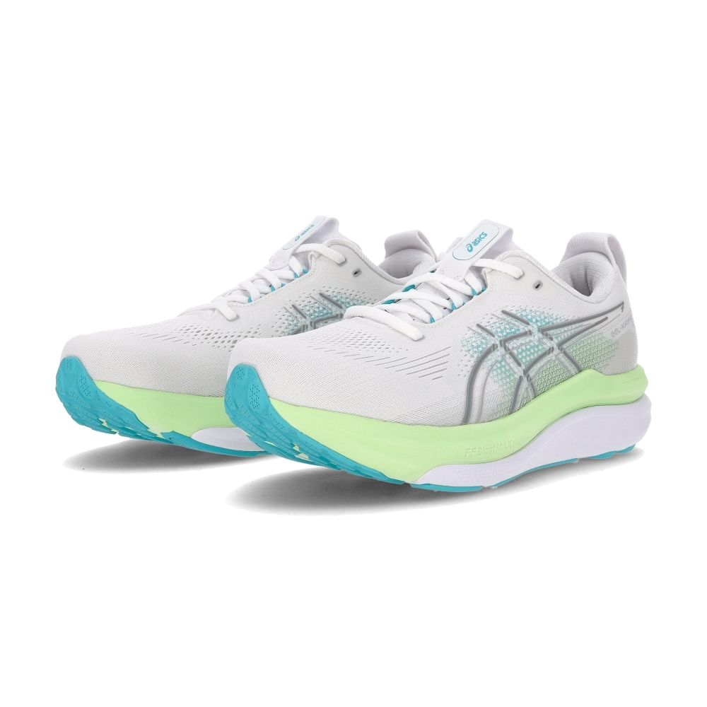 Asics Gel-Kayano 33 4E 男鞋 白綠色 超寬楦 緩震 支撐 運動 慢跑鞋 1011C229-100