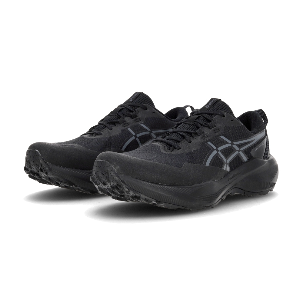 Asics Gel-Venture 11 4E 男鞋 黑色 超寬楦 緩震 越野 運動 慢跑鞋 1011C161-003