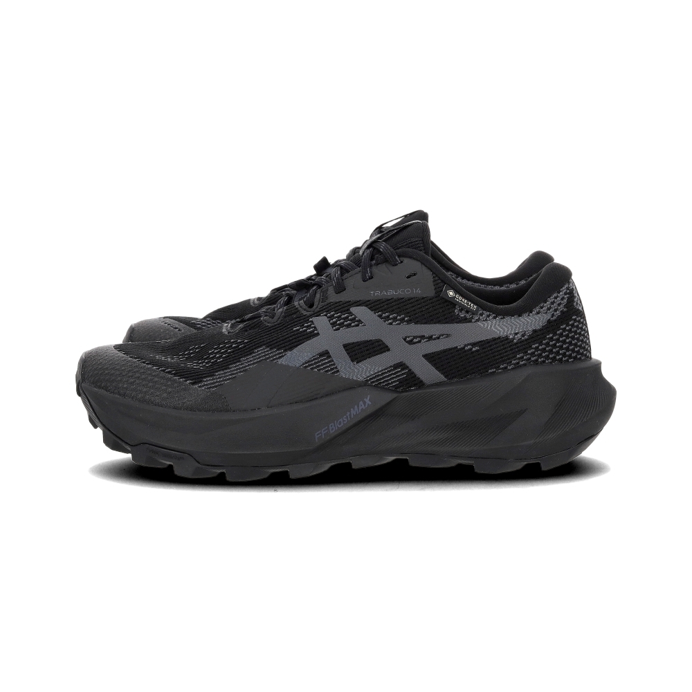 Asics Trabuco 14 GTX 女鞋 黑色 全黑 戶外 越野 防水 運動 慢跑鞋 1012B936-002
