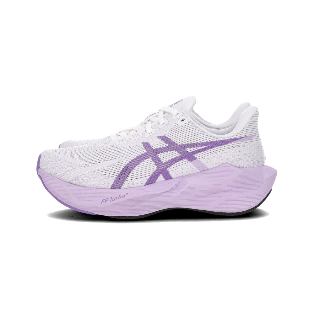 Asics Novablast 6 D 女鞋 白紫色 寬楦 氣墊 回彈 運動 休閒 慢跑鞋 1012C007-101