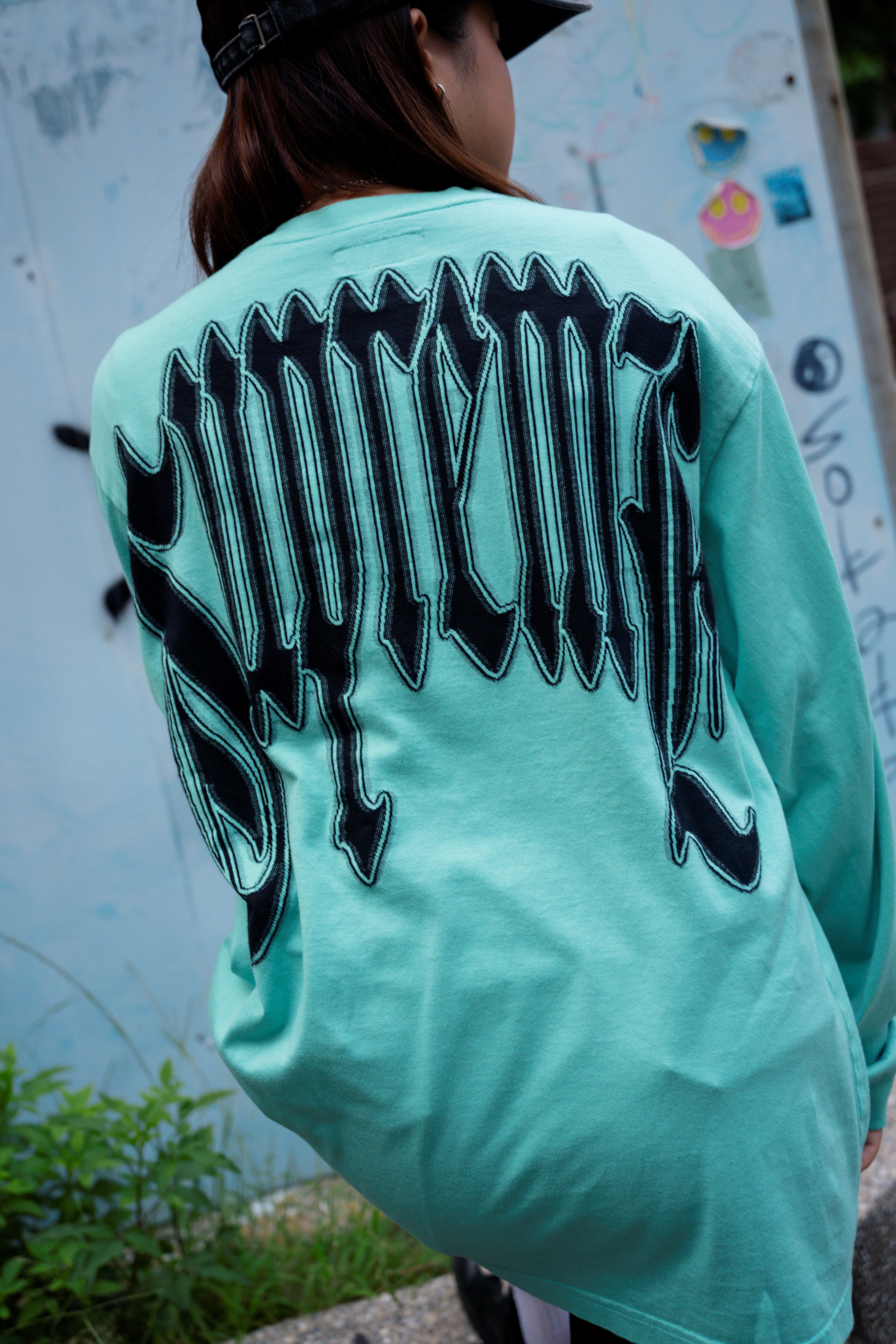 ☆ETW☆【EASY TO WEAR】Supreme Intarsia L/S Top 字體 長袖 秋冬