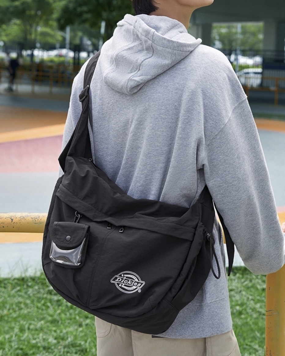 Dickies 尼龍 大容量 工裝 口袋 斜背包 肩背包 送耳機包 兩色
