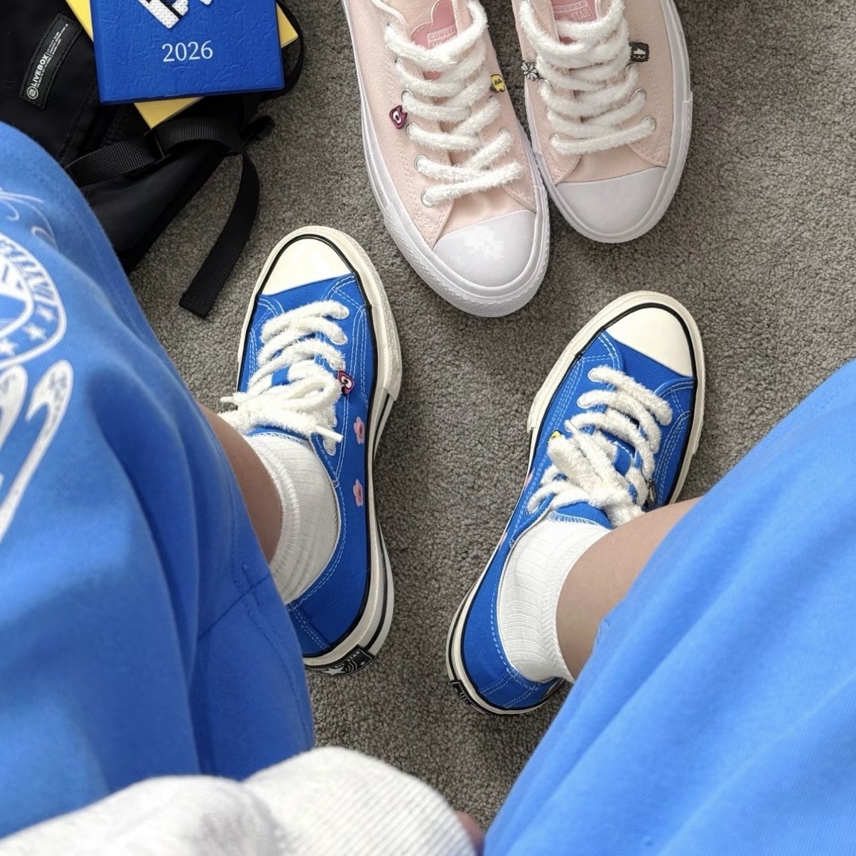CONVERSE CHUCK 70 X x ZO&FRIENDS 湛藍 帆布鞋 低筒 GD權志龍 A24288C