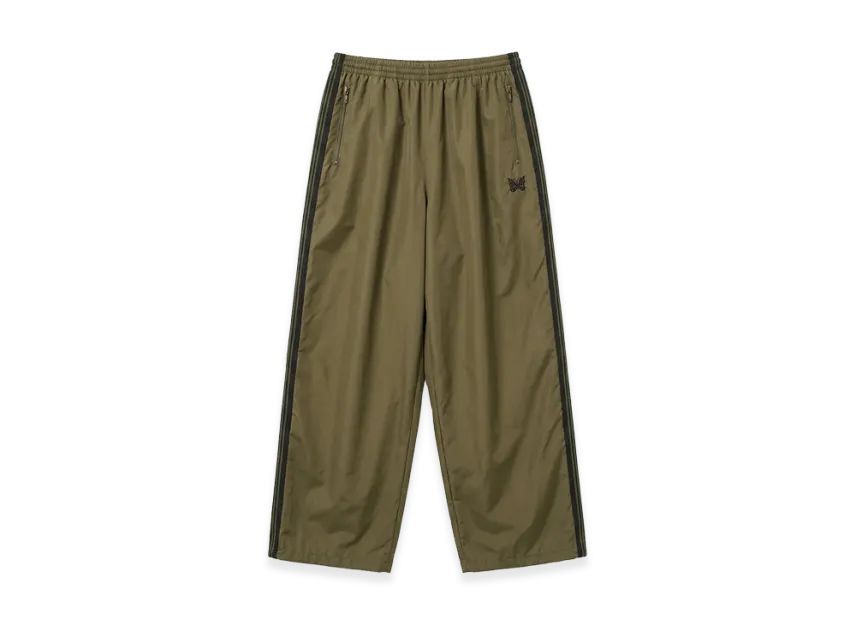 NEEDLES x STUDIOUS HD Track Pant NYLON - Khaki