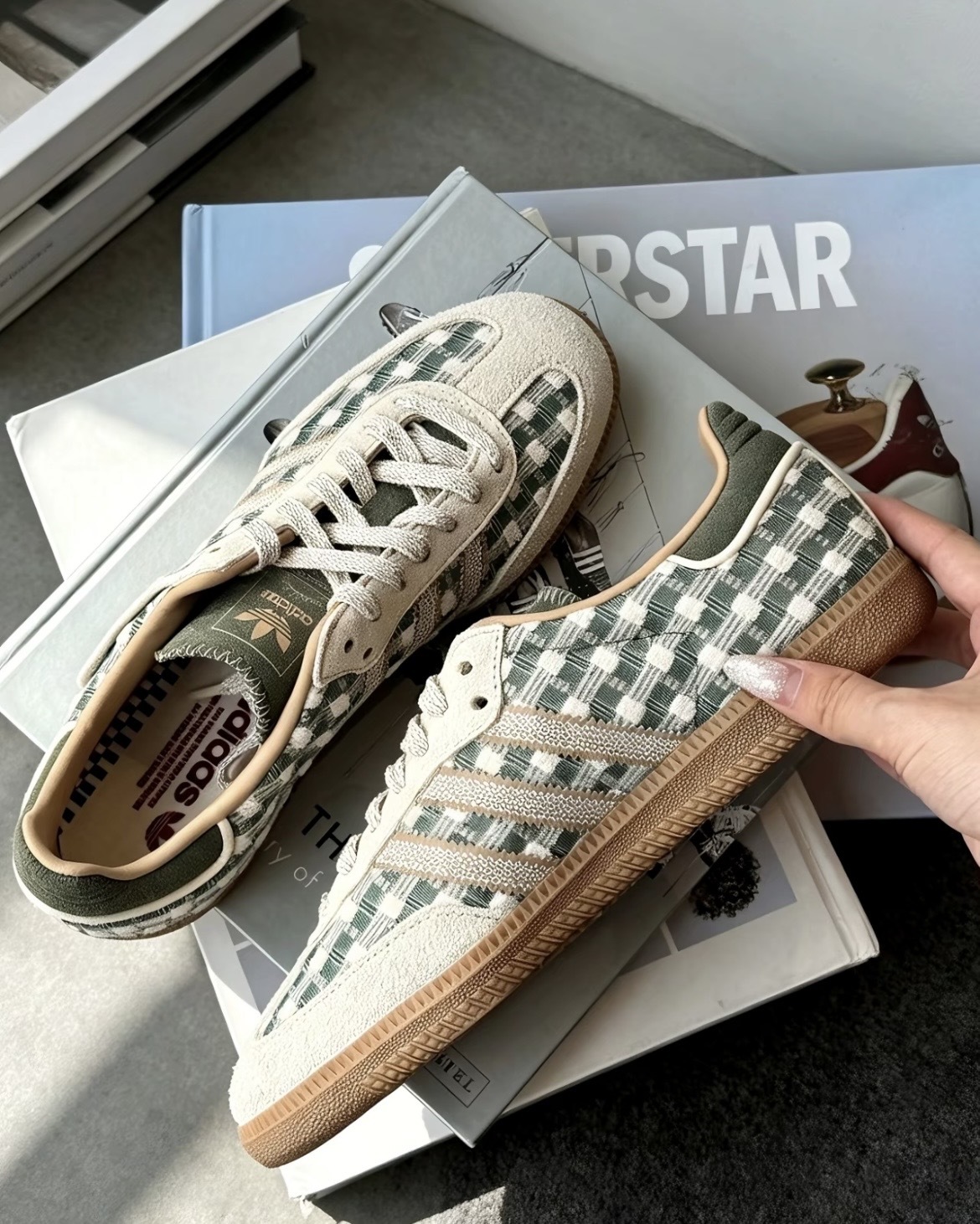 (預訂) Adidas Samba OG Woven - Orbit Green Cream