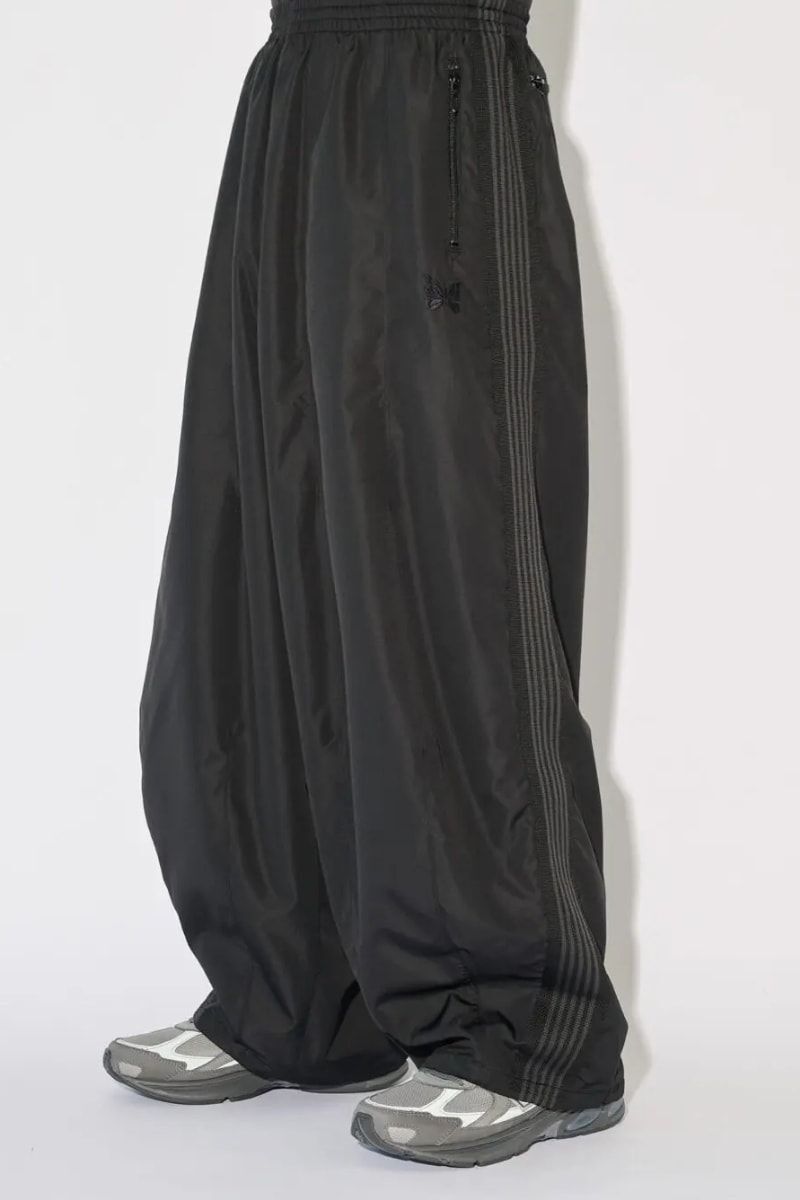 NEEDLES x STUDIOUS HD Track Pant NYLON - Black