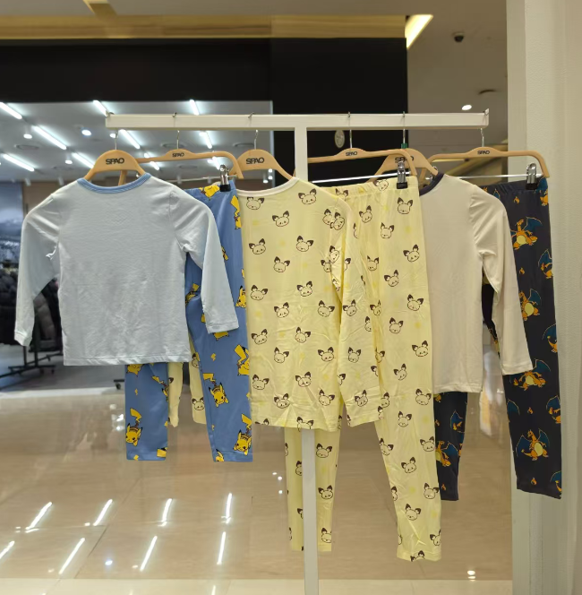 韓國代購 spao 兒童居家服長袖SET 01