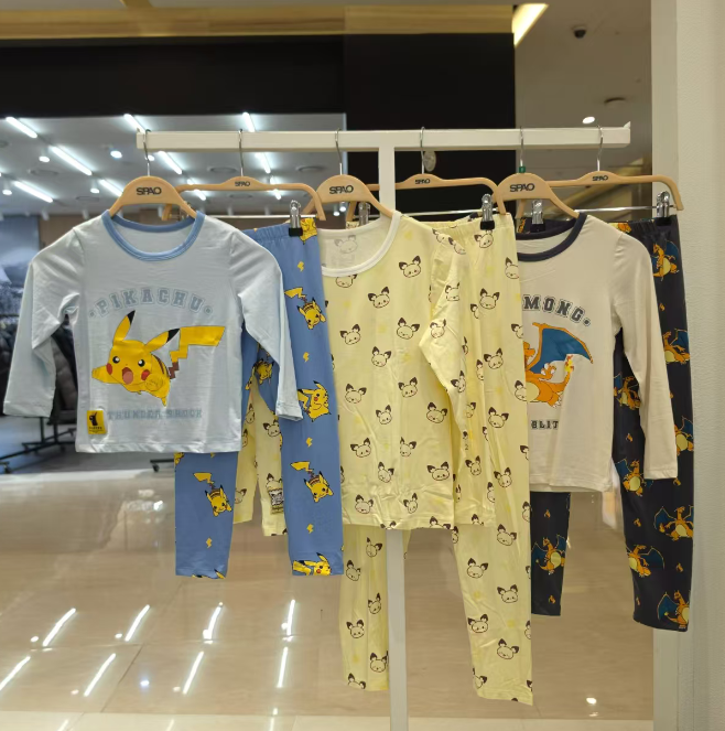 韓國代購 spao 兒童居家服長袖SET 01