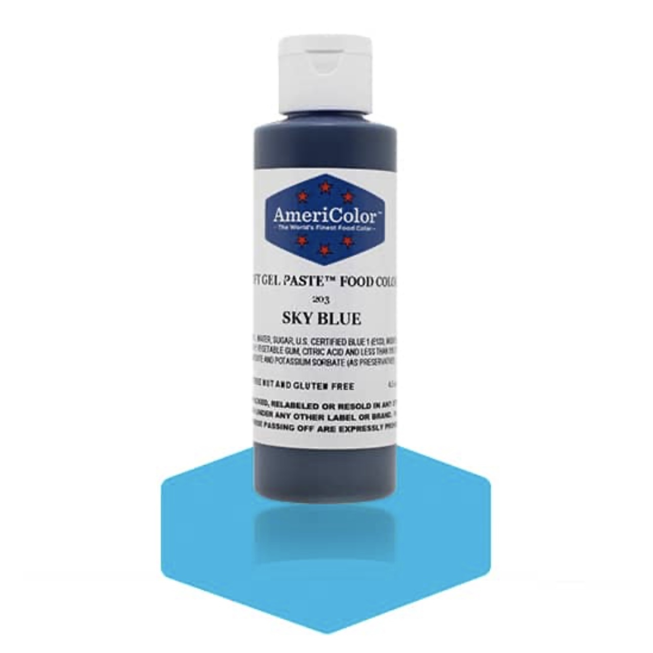 AmeriColor Soft Gel Paste Food Colour Sky Blur 128g