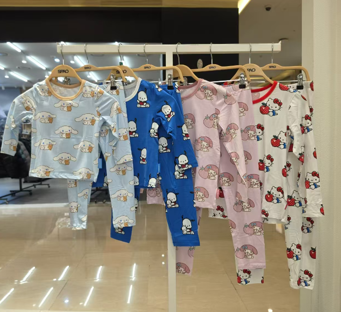 韓國代購 spao 兒童居家服長袖SET 05