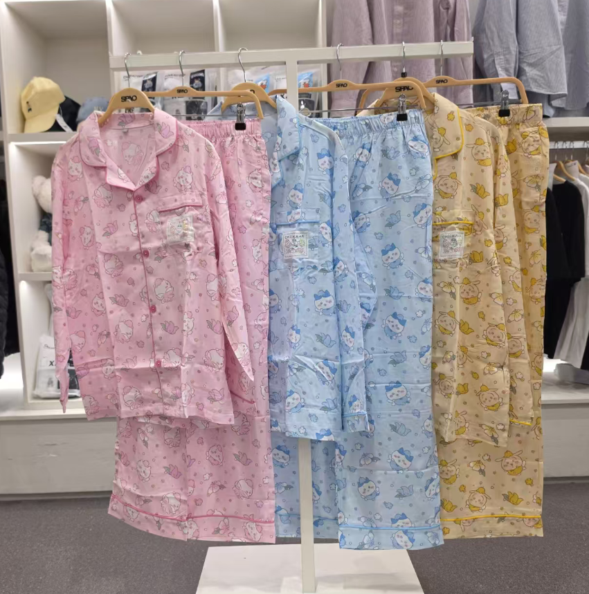 韓國代購 spao chikawa 新款睡衣套裝長袖 SPPPG49U05