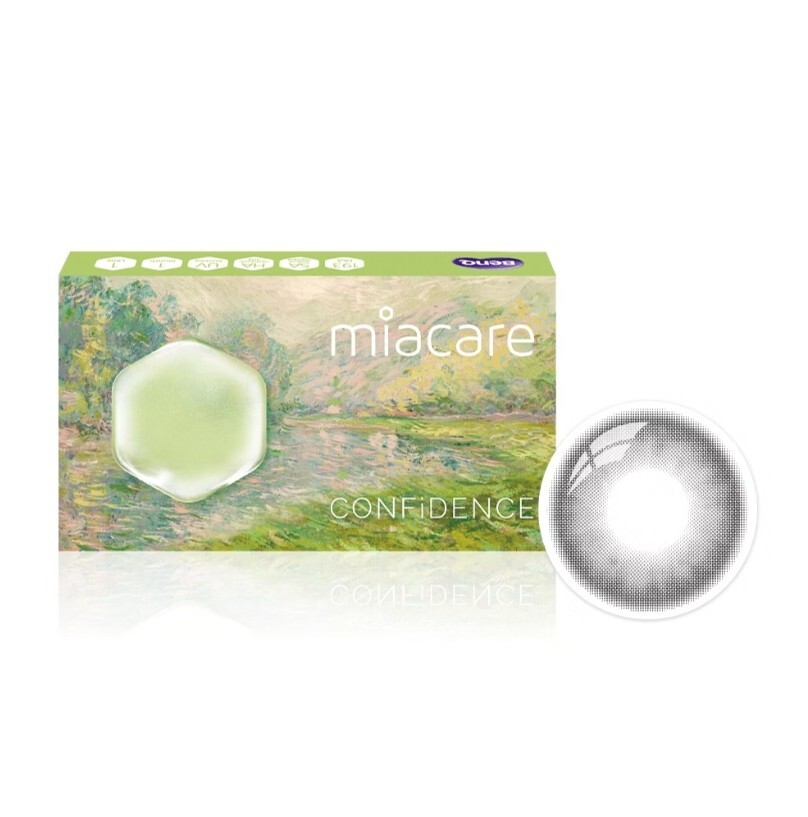 美若康Miacare 綻美矽水膠彩色月拋-暖暖灰 1片裝/盒