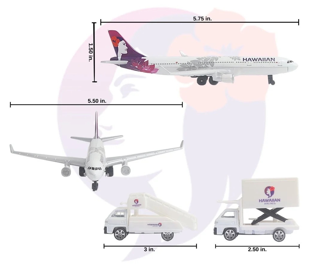 夏威夷航空 A330機場玩具組