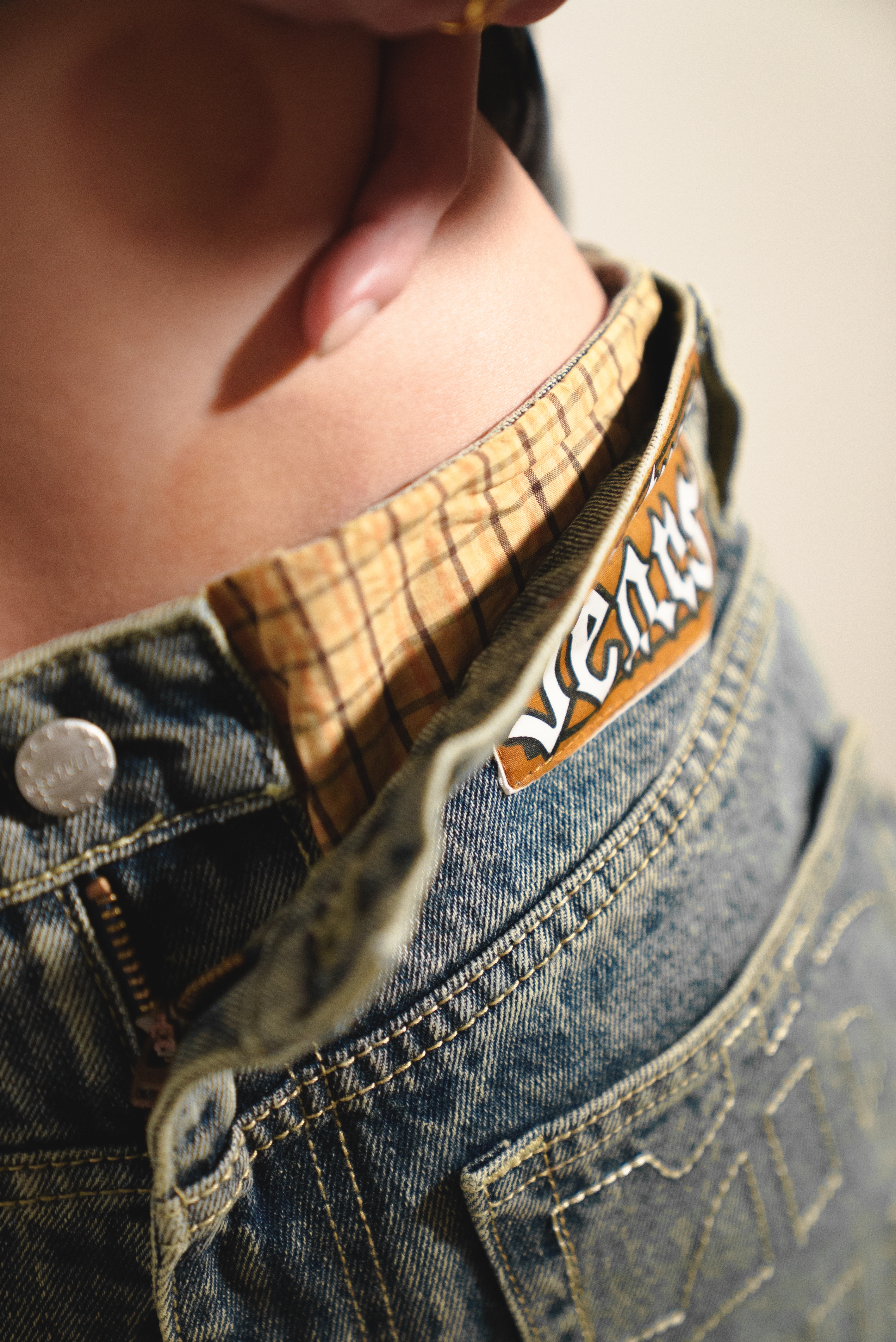 【Focus Store】現貨秒發 SSSTUFFF Underwear Denim Pant ''Grey'' 內褲牛仔褲