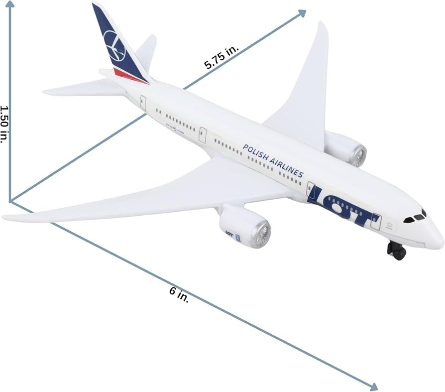 LOT Airlines Single Airplane