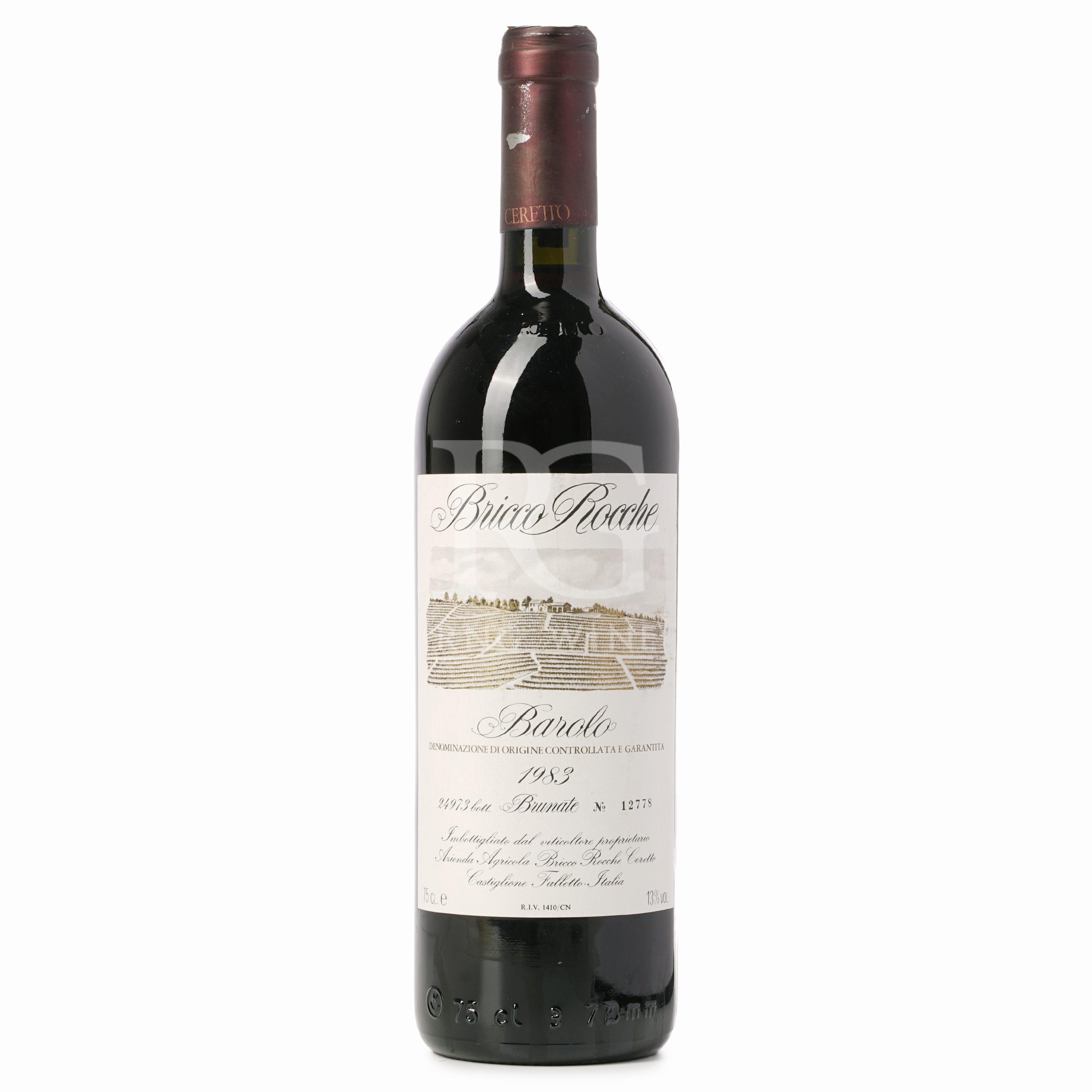 Ceretto Bricco Rocche Barolo Brunate 1983