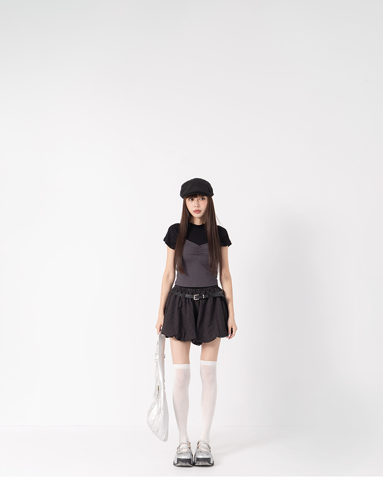 Basic sheer over-the-knee socks【07110627】in stock+pre-order