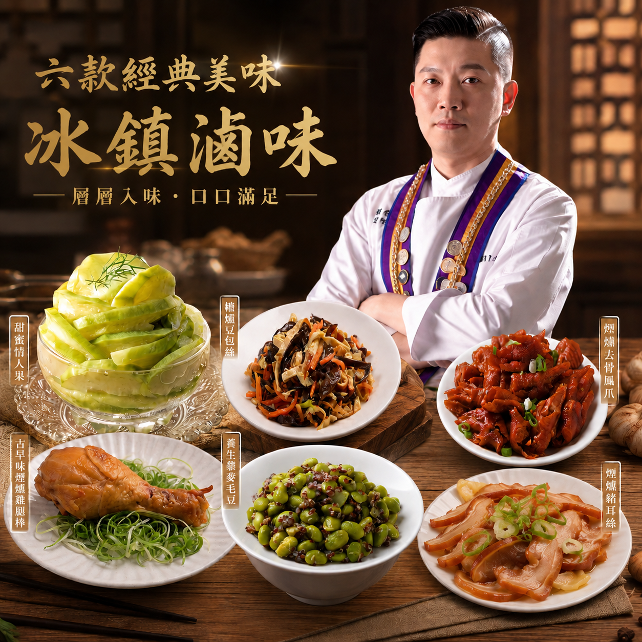 藍帶主廚小沈爺-冰鎮秘滷組 買一送一(生鮮食品-冷凍宅配)