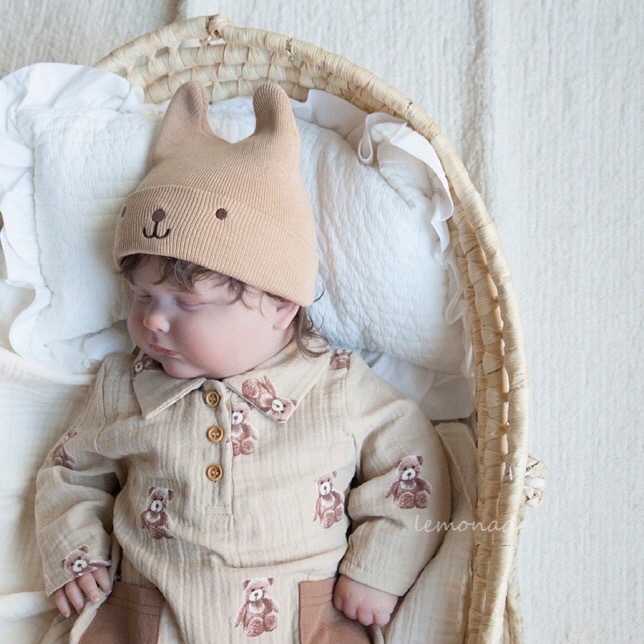 Lemonade Teddy Bodysuit / 2色