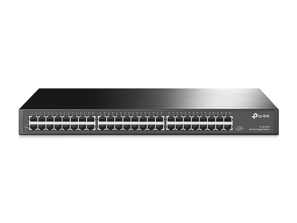 TP-Link TL-SG1048 48-Port Gigabit 非管理型交換器｜企業級高速網絡交換器