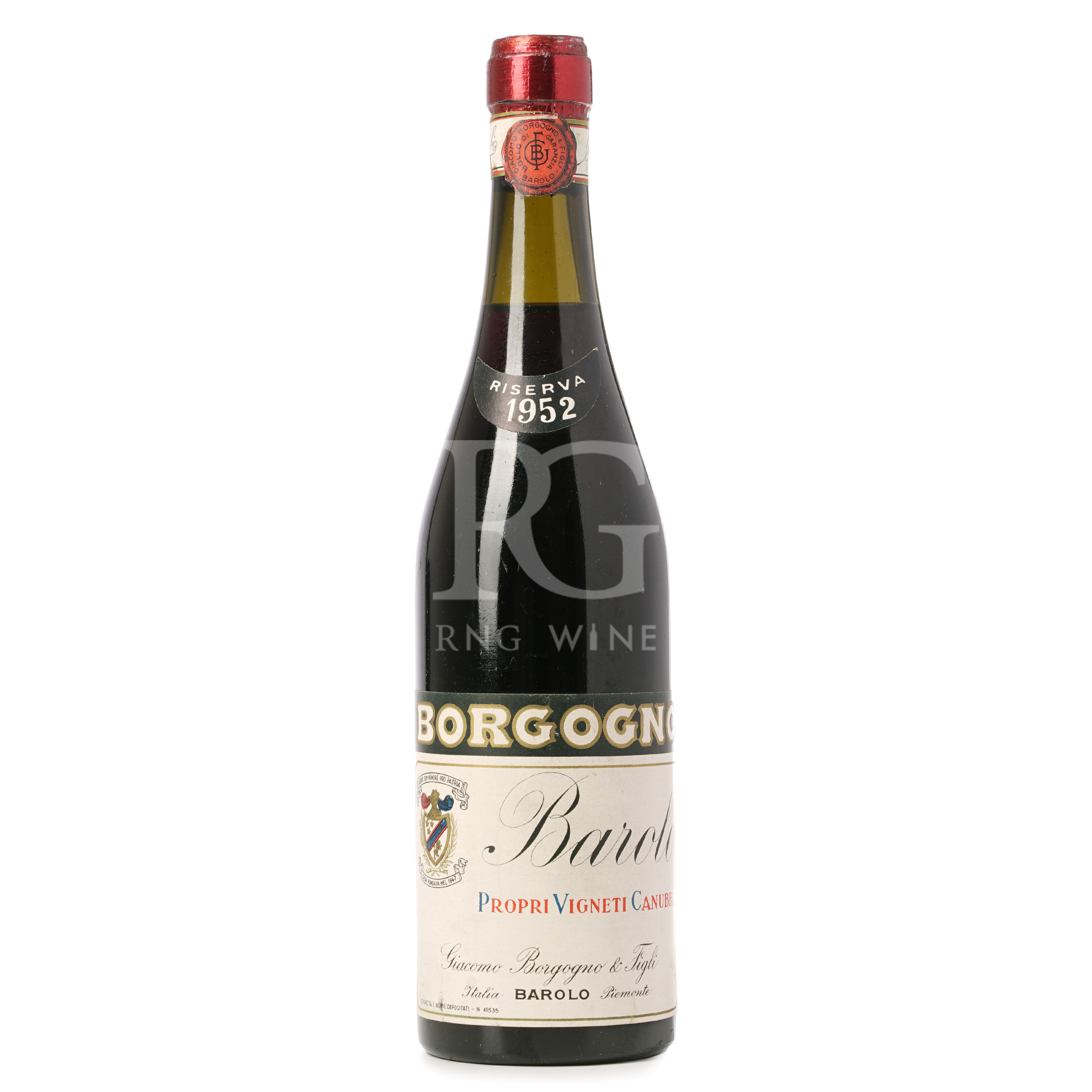 Giacomo Borgogno & Figli Barolo Cannubi Riserva 1952