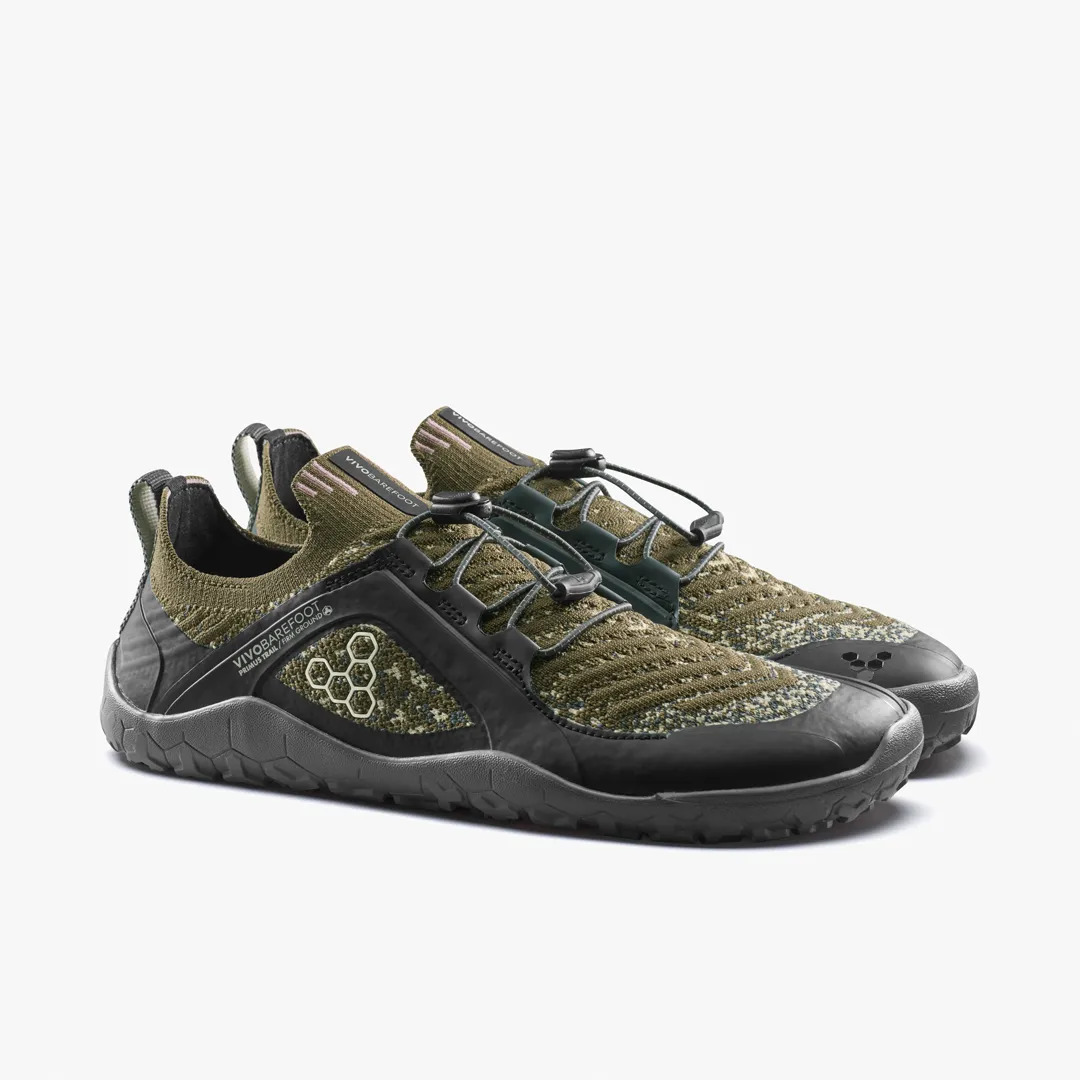 VIVOBAREFOOT 女款 PRIMUS TRAIL KNIT FG GROUNDING / DARK OLIVE