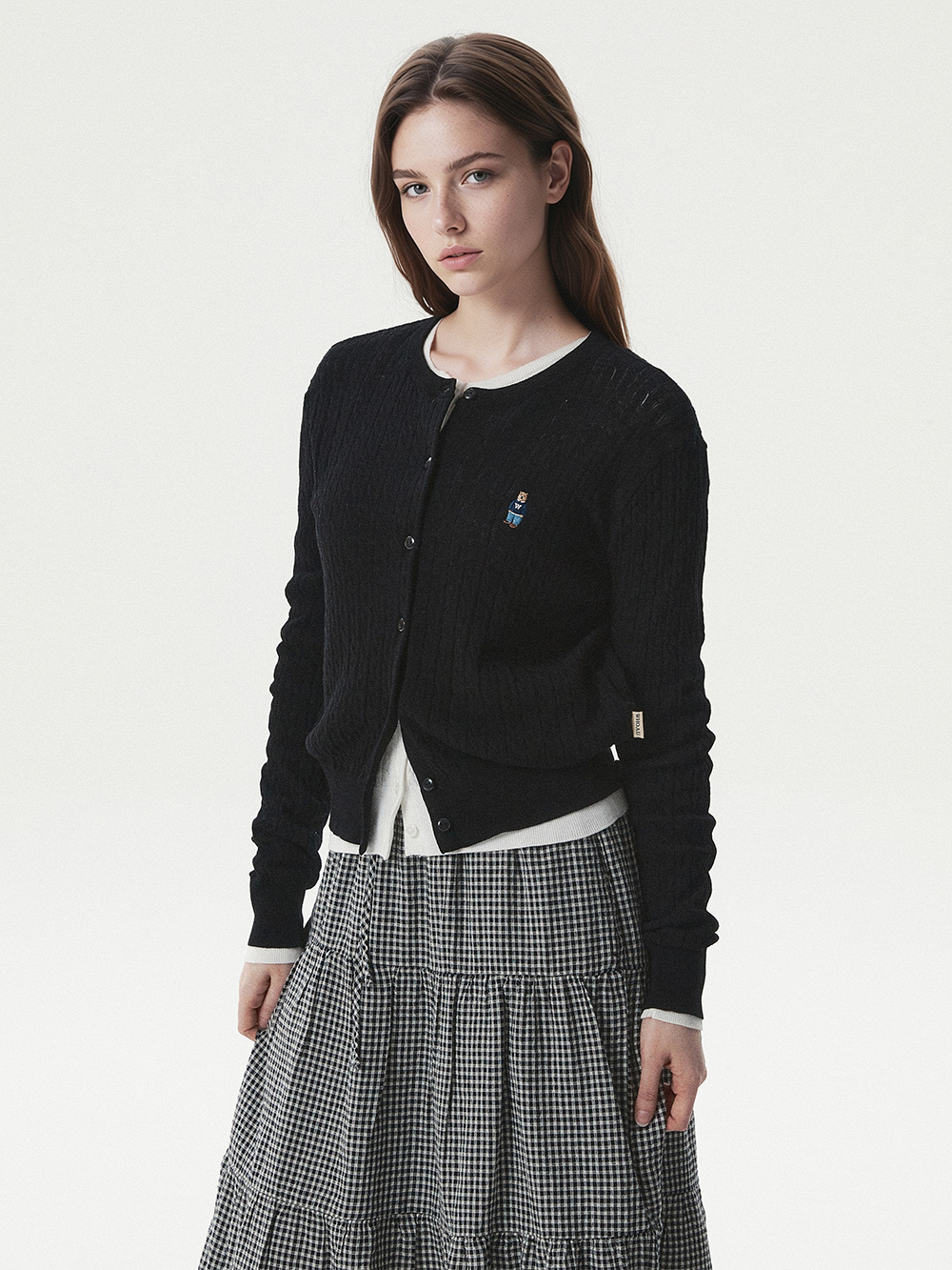 【6/9截單！限時優惠預訂】WHO.A.U STEVE HIGH GAUGE CABLE CARDIGAN（4色）