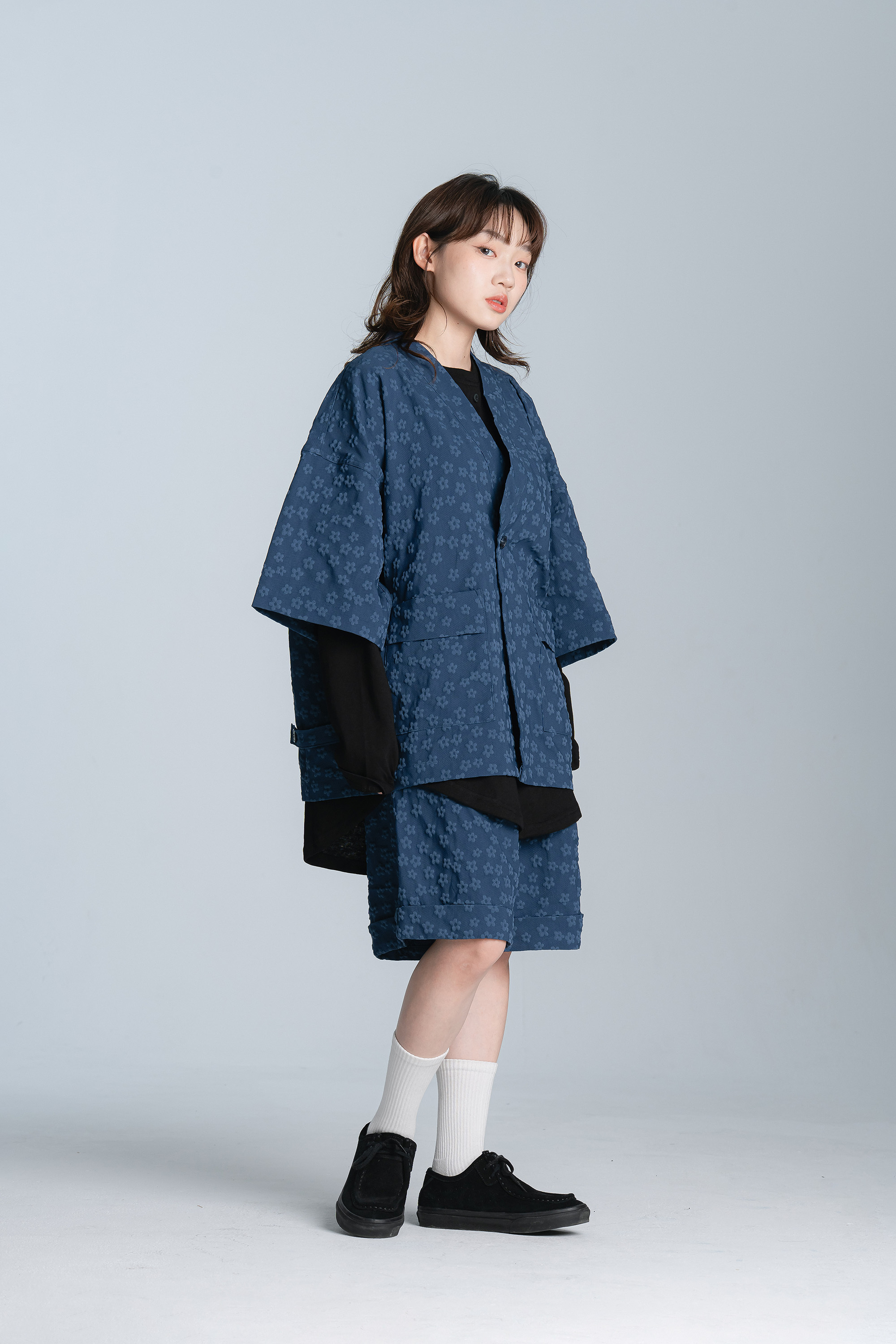 Korea｜日感小花綁帶短褲 2色