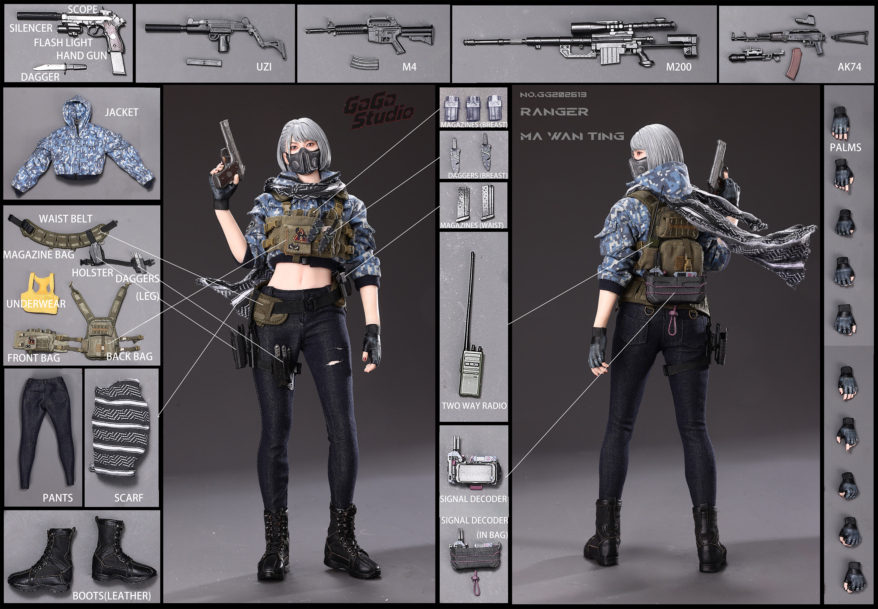 (預訂) GaGa Studio GG202613 1/6 Ranger Ma Wanting Articulated Figure