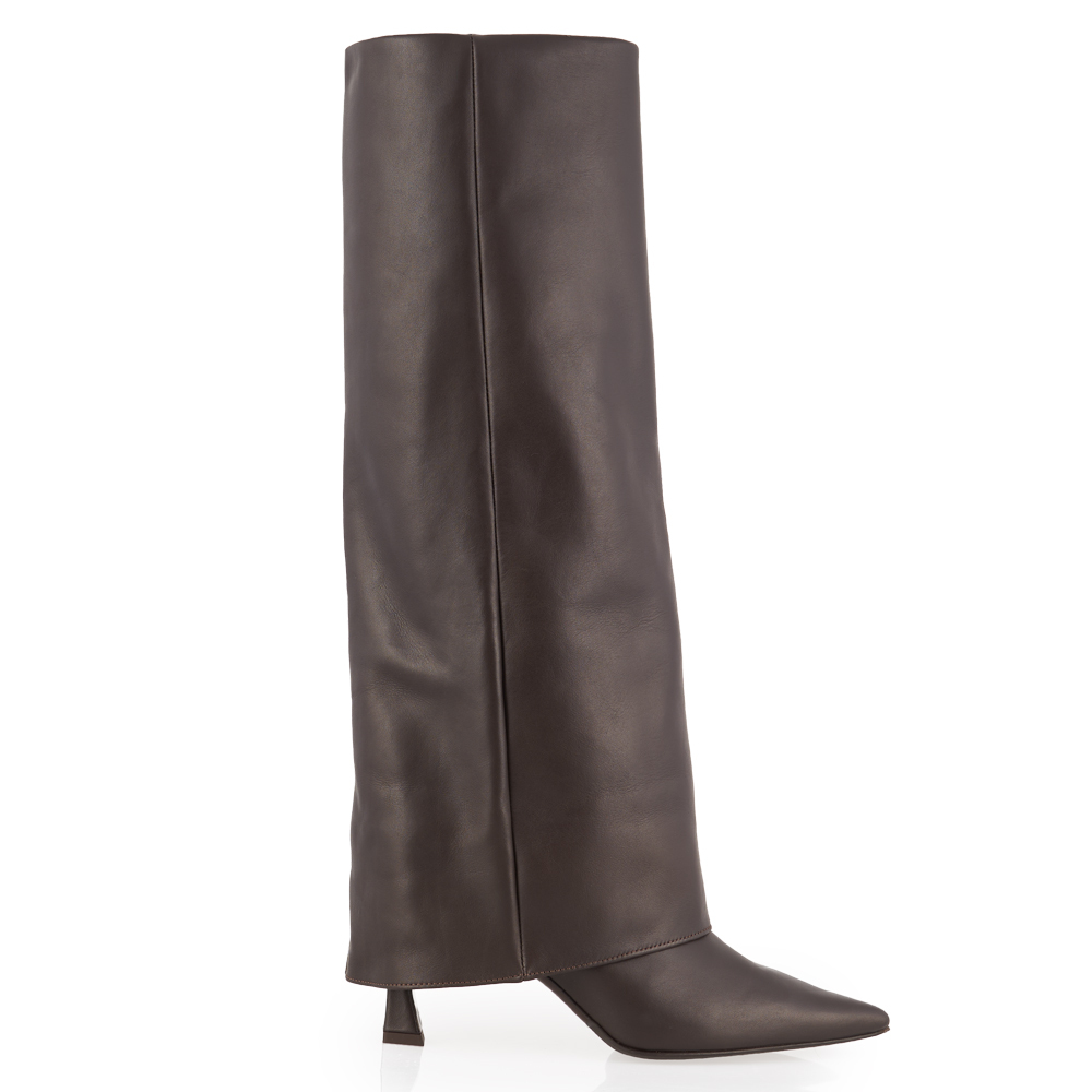 1CP0905-018 [CAMPESE] Women Boots Camoscio Brown #ED1324 (EU)