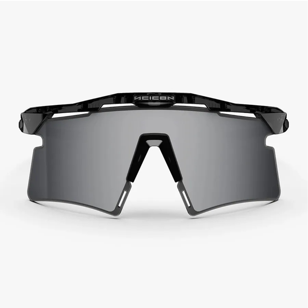 新款【SCICON】 AEROSHADE 2.0 TITANIUM 運動眼鏡 亮黑框 / 鏡面銀片