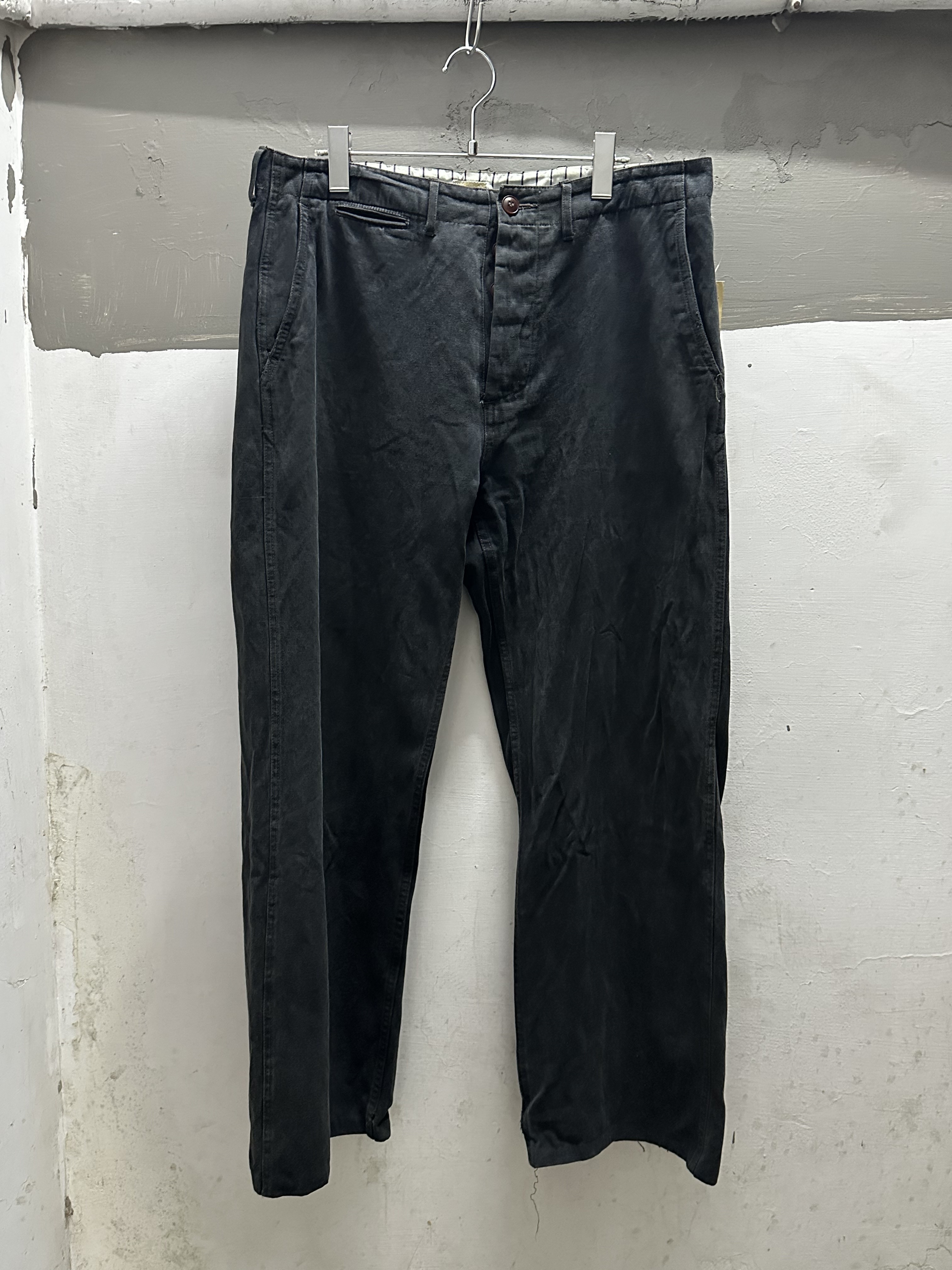 SUGAR CANE BLACK COTTON WORK PANT