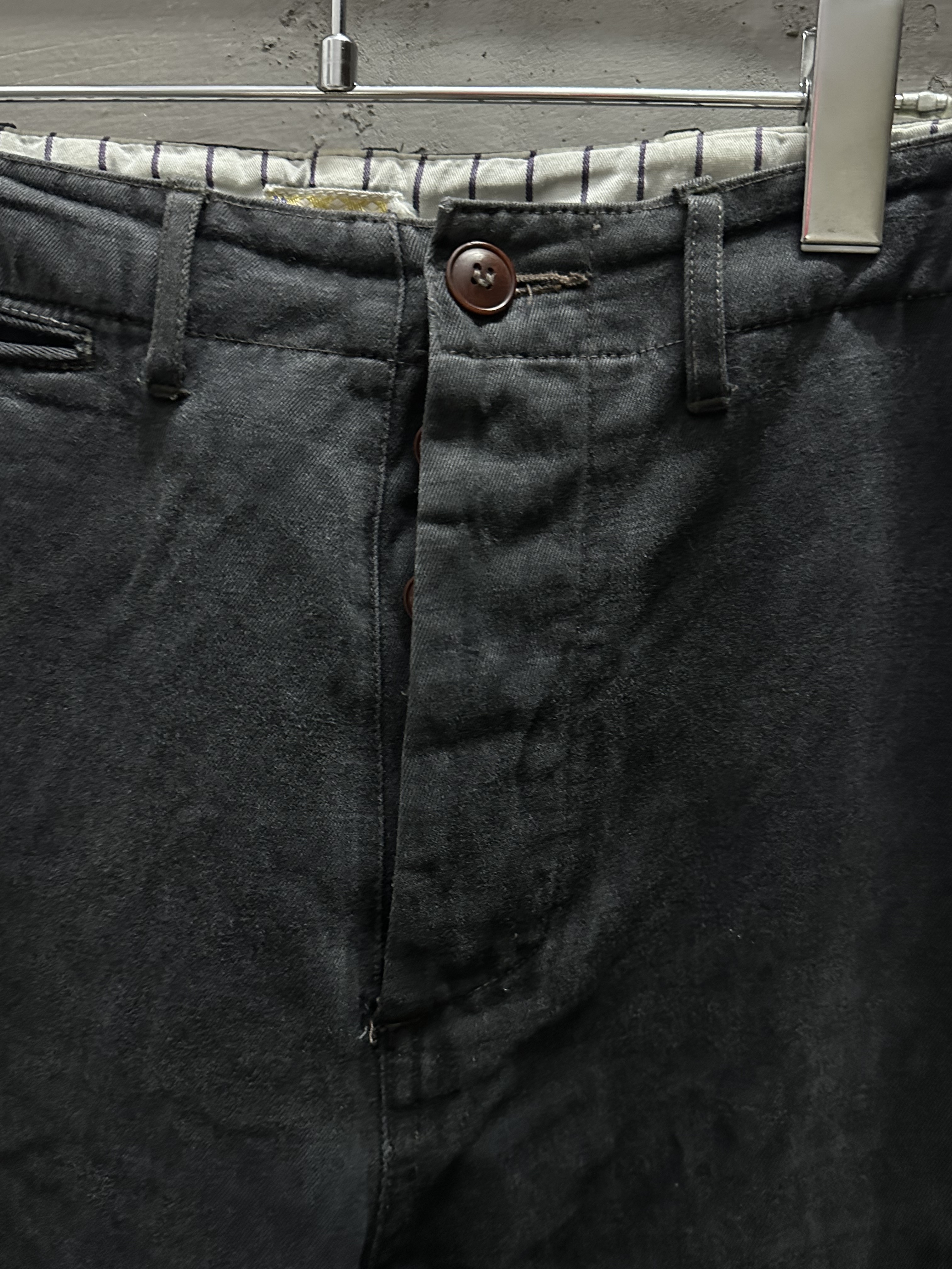 SUGAR CANE BLACK COTTON WORK PANT