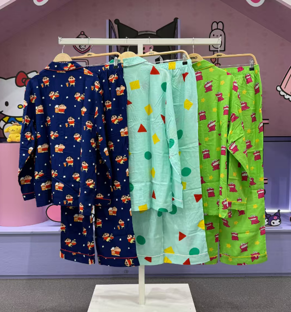 韓國代購 spao 14 蠟筆小新新款長袖睡衣套裝