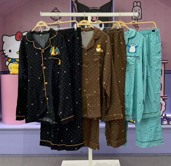 韓國代購 spao 15 pokemon 新款長袖睡衣套裝