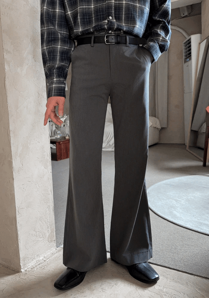 Mono Bootcut Slacks