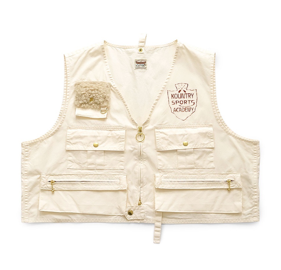 KAPITAL 2026 Poplin Fishing Vest - PRE ORDER ITEM (預訂中)