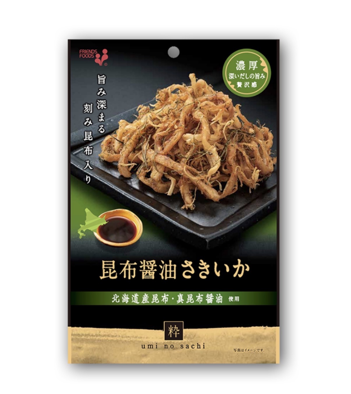 【最新發售】JP 北海道昆布醬油魷魚絲 33g 6086