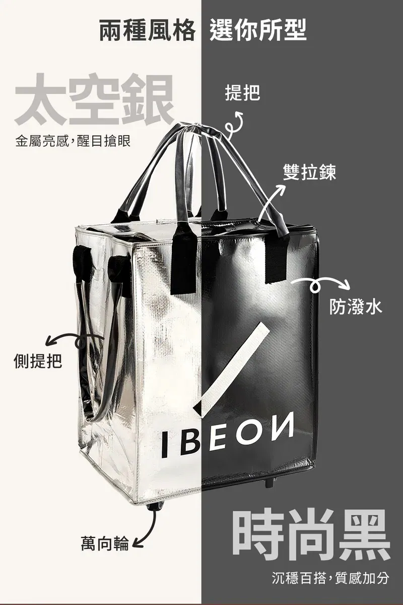 【全新升級版】IBEON 輕奢行旅袋 【10月24日截單】